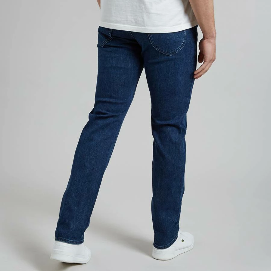 Lee Jeans Dark Blue Daren Straight Stretch Jeans 4 Lee Jeans Dark Blue Daren Straight Stretch Jeans - Image 2