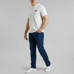 Lee Jeans Dark Blue Daren Straight Stretch Jeans 8 Lee Jeans Dark Blue Daren Straight Stretch Jeans -JacketsSale Sales 17697998 7