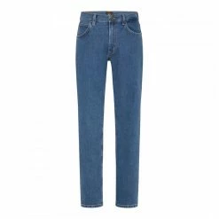 Lee Jeans Dark Blue Brookyln Straight Stretch Jean