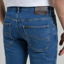 Lee Jeans Dark Blue Brookyln Straight Stretch Jean 9 Lee Jeans Dark Blue Brookyln Straight Stretch Jean -JacketsSale Sales 17698038 8