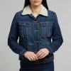 Lee Jeans Blue Button Through Cotton Denim Jacket