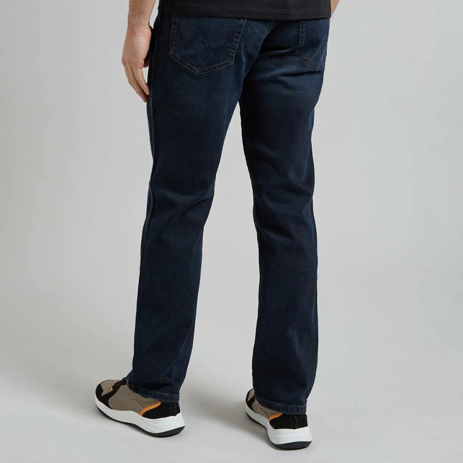 Wrangler Dark Blue Texas Straight Stretch Jeans 4 Wrangler Dark Blue Texas Straight Stretch Jeans - Image 2