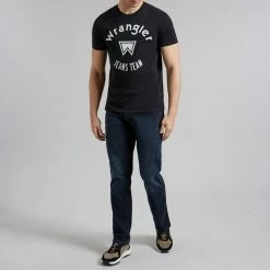 Wrangler Dark Blue Texas Straight Stretch Jeans 8 Wrangler Dark Blue Texas Straight Stretch Jeans -JacketsSale Sales 17698191 7