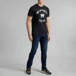 Wrangler Navy Greensboro Straight Stretch Jeans -JacketsSale Sales 17698226 7