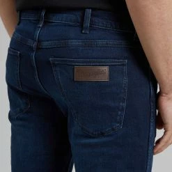 Wrangler Navy Greensboro Straight Stretch Jeans -JacketsSale Sales 17698226 8