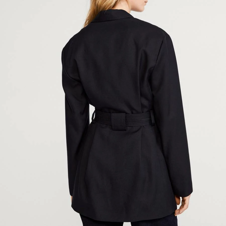 CLAUDIE PIERLOT Navy Voulu Suit Blazer 4 CLAUDIE PIERLOT Navy Voulu Suit Blazer - Image 2