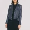 IRO Strong Blue Kolmar Leather Jacket 2 IRO Strong Blue Kolmar Leather Jacket -JacketsSale Sales 17714073 1