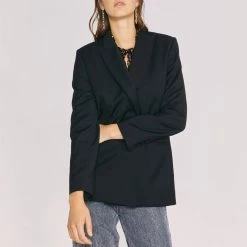 IRO Black Naster Wool Jacket