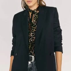 IRO Black Naster Wool Jacket 9 IRO Black Naster Wool Jacket -JacketsSale Sales 17714104 4