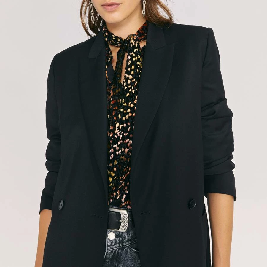 IRO Black Naster Wool Jacket 6 IRO Black Naster Wool Jacket - Image 4