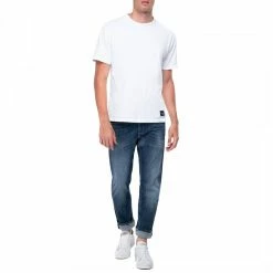 Replay Blue 573 Bio Grover Straight Stretch Jeans 7 Replay Blue 573 Bio Grover Straight Stretch Jeans -JacketsSale Sales 17751008 3