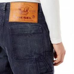 Diesel Washed Indigo D-Franky Wide Jeans 9 Diesel Washed Indigo D-Franky Wide Jeans -JacketsSale Sales 17755596 4
