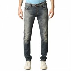 Diesel Mid Blue Sleenker Stretch Skinny Jeans