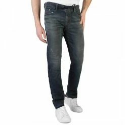 Diesel Washed Black Waykee Stretch Skinny Jeans