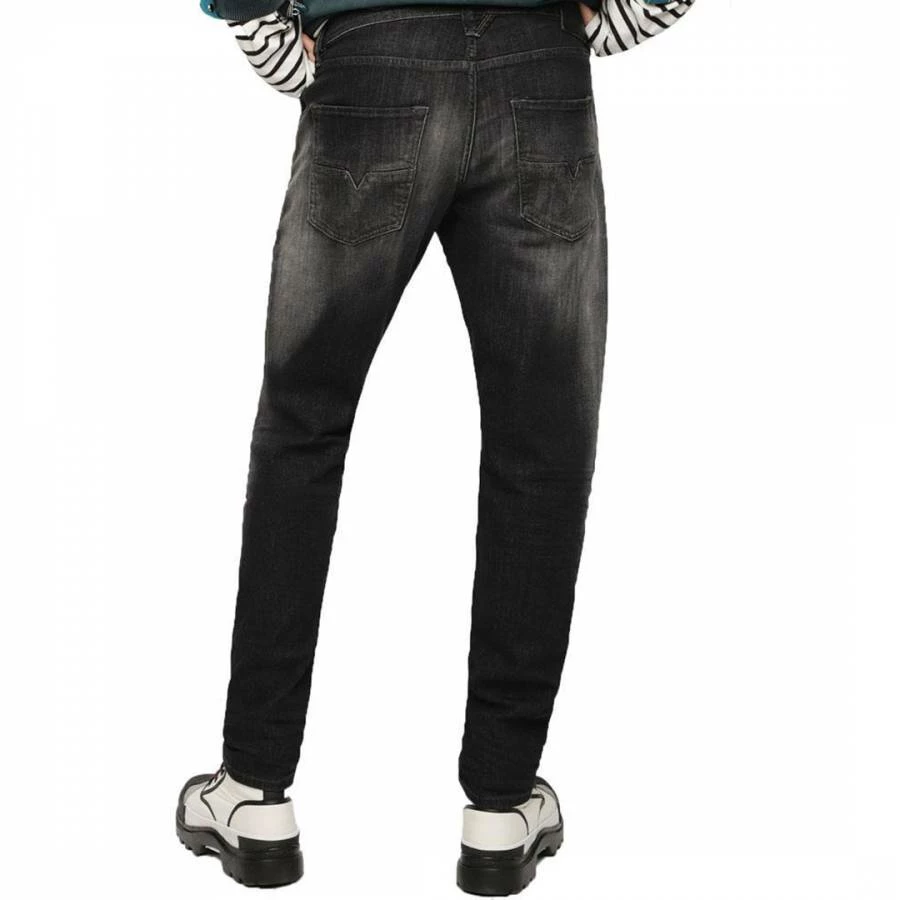 Diesel Washed Black Larkee Stretch Jeans 4 Diesel Washed Black Larkee Stretch Jeans - Image 2