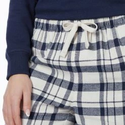 Crew Clothing Navy/White Check Lounge Trouser -JacketsSale Sales 17767151 3