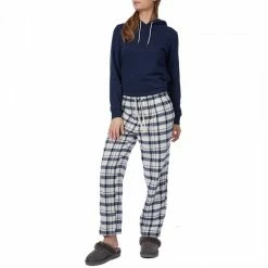Crew Clothing Navy/White Check Lounge Trouser -JacketsSale Sales 17767151 4