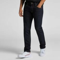Lee Jeans Dark Blue Daren Straight Stretch Jean