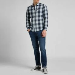 Lee Jeans Lee Men's Daren Regular Straight - Dark Worn -JacketsSale Sales 17771174 3