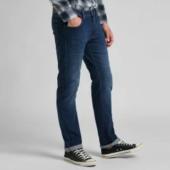 Lee Jeans Lee Men's Daren Regular Straight - Dark Worn -JacketsSale Sales 17771174 4