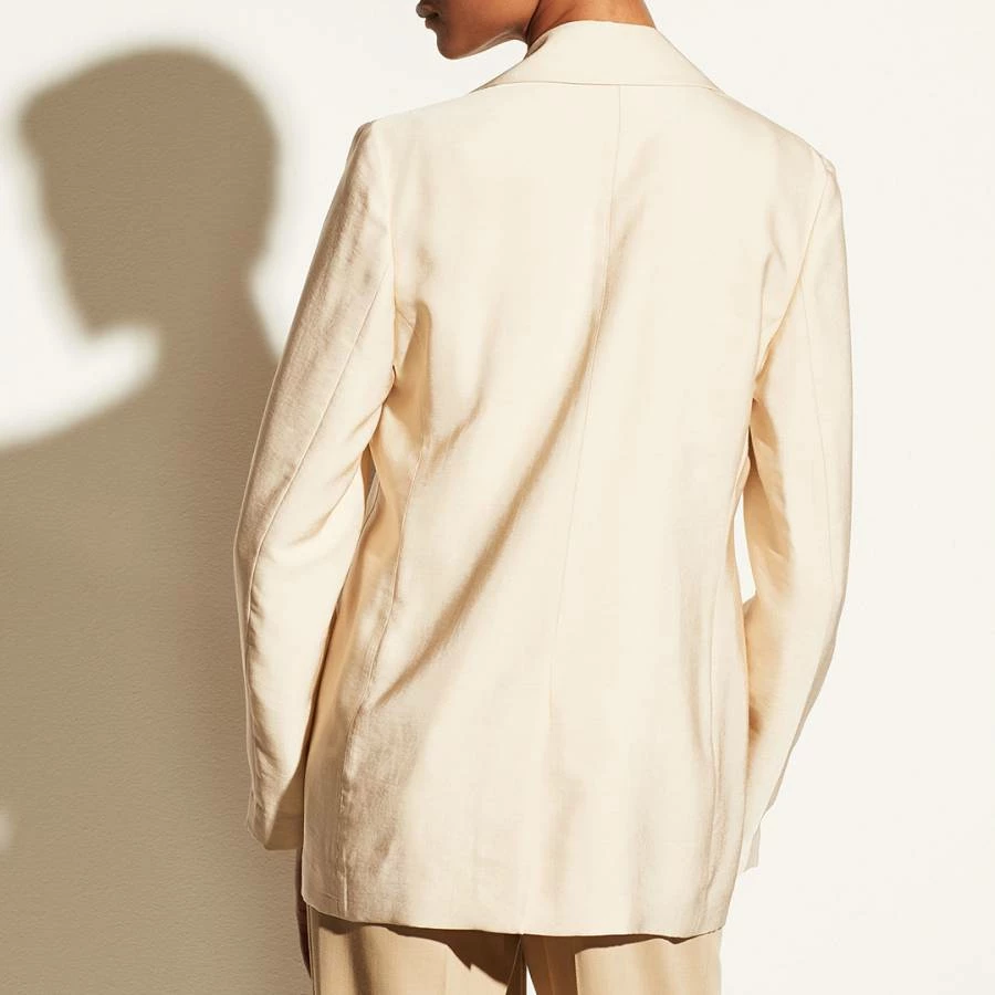 Vince Light Beige Double Breasted Blazer 4 Vince Light Beige Double Breasted Blazer - Image 2