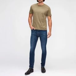 7 For All Mankind Dark Blue Ronnie Comfort Luxe Skinny Stretch Jeans -JacketsSale Sales 17819160 3