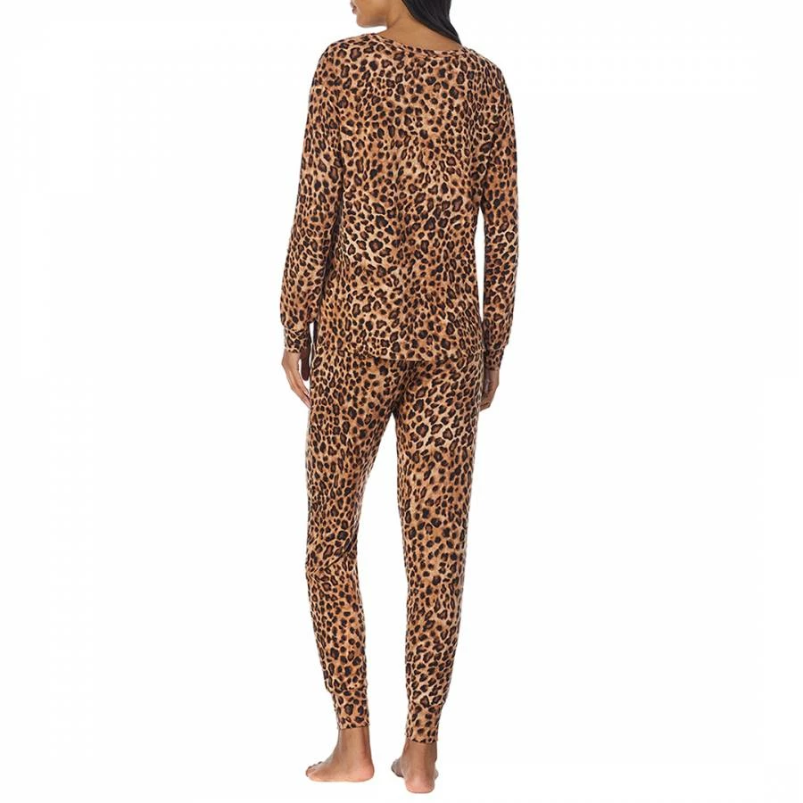 Lauren Ralph Lauren Leopard Cosy Jersey Jogger Pyjama Set 5 Lauren Ralph Lauren Leopard Cosy Jersey Jogger Pyjama Set - Image 3