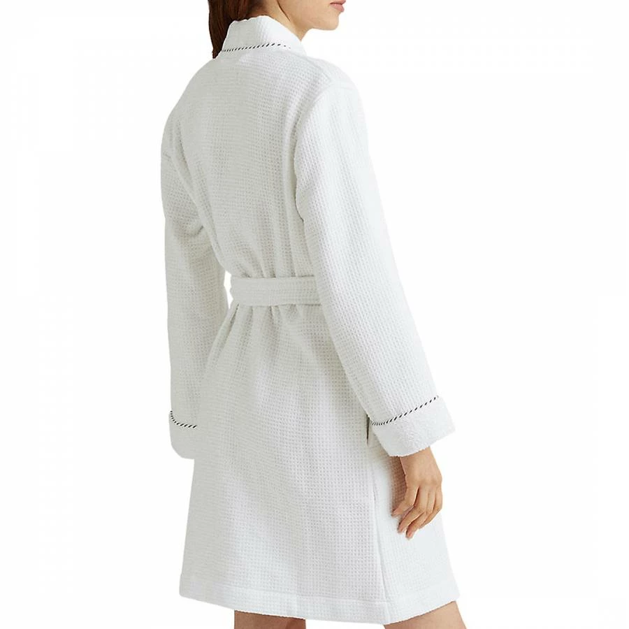 Lauren Ralph Lauren White Waffle Terry Robe 4 Lauren Ralph Lauren White Waffle Terry Robe - Image 2