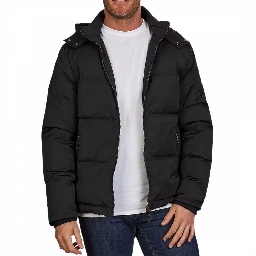 Raging Bull Hooded Puffer Jacket Black 3 Raging Bull Hooded Puffer Jacket Black