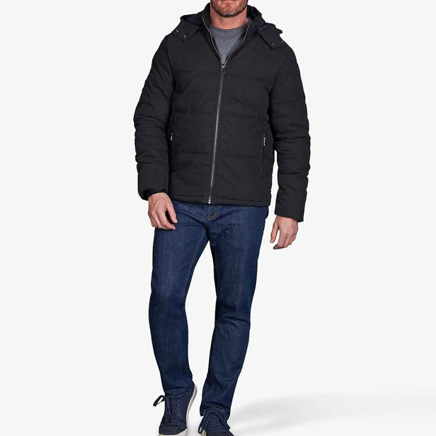 Raging Bull Hooded Puffer Jacket Black 4 Raging Bull Hooded Puffer Jacket Black - Image 2