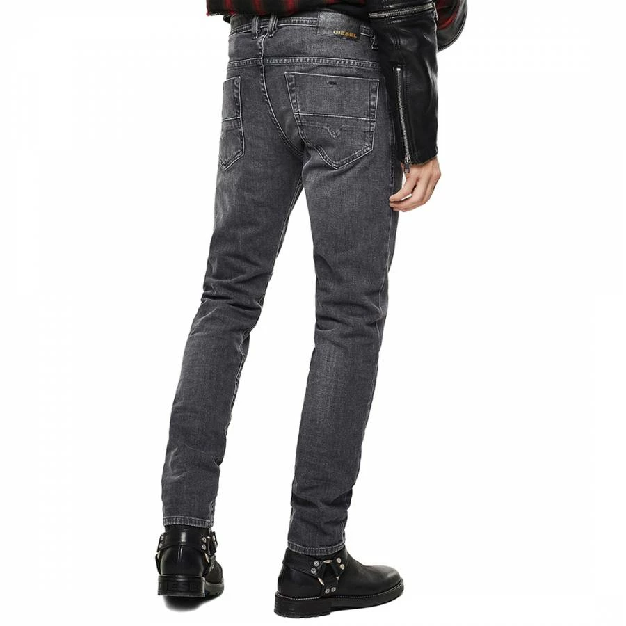 Diesel Washed Black Thommer Slim Stretch Jeans 4 Diesel Washed Black Thommer Slim Stretch Jeans - Image 2