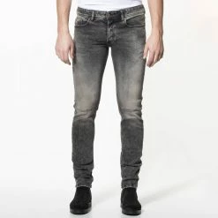 Diesel Washed Grey Sleenker Jeans