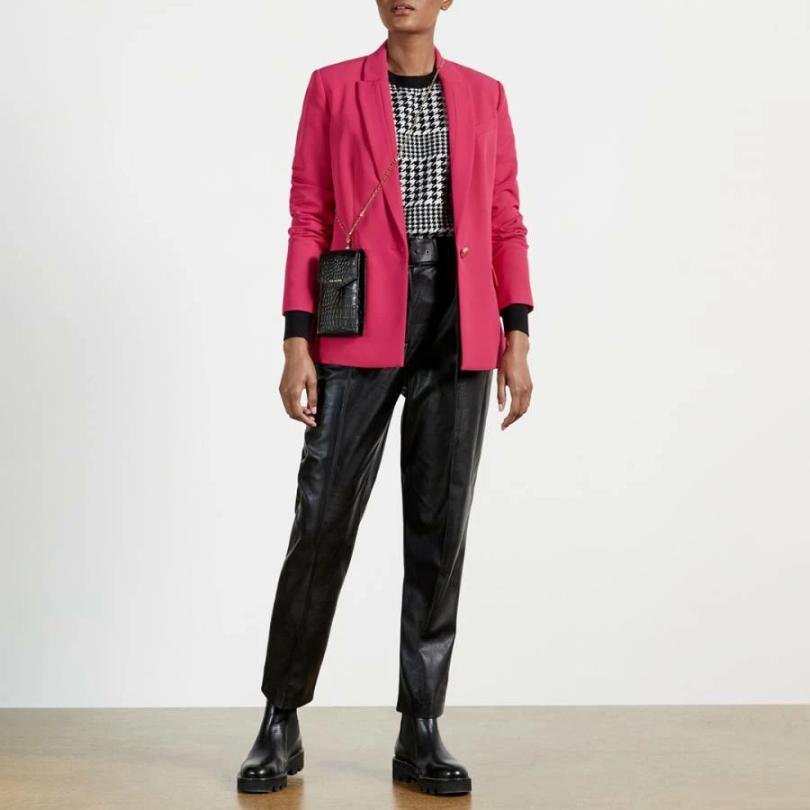 Ted Baker Pink Resa Slim Tailored Blazer 5 Ted Baker Pink Resa Slim Tailored Blazer - Image 3