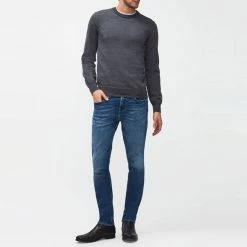 7 For All Mankind Blue Slimmy Tapered Comfort Stretch Jeans 7 7 For All Mankind Blue Slimmy Tapered Comfort Stretch Jeans -JacketsSale Sales 17893918 3