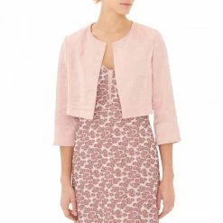 GERARD DAREL Pink Cotton Linen Blazer