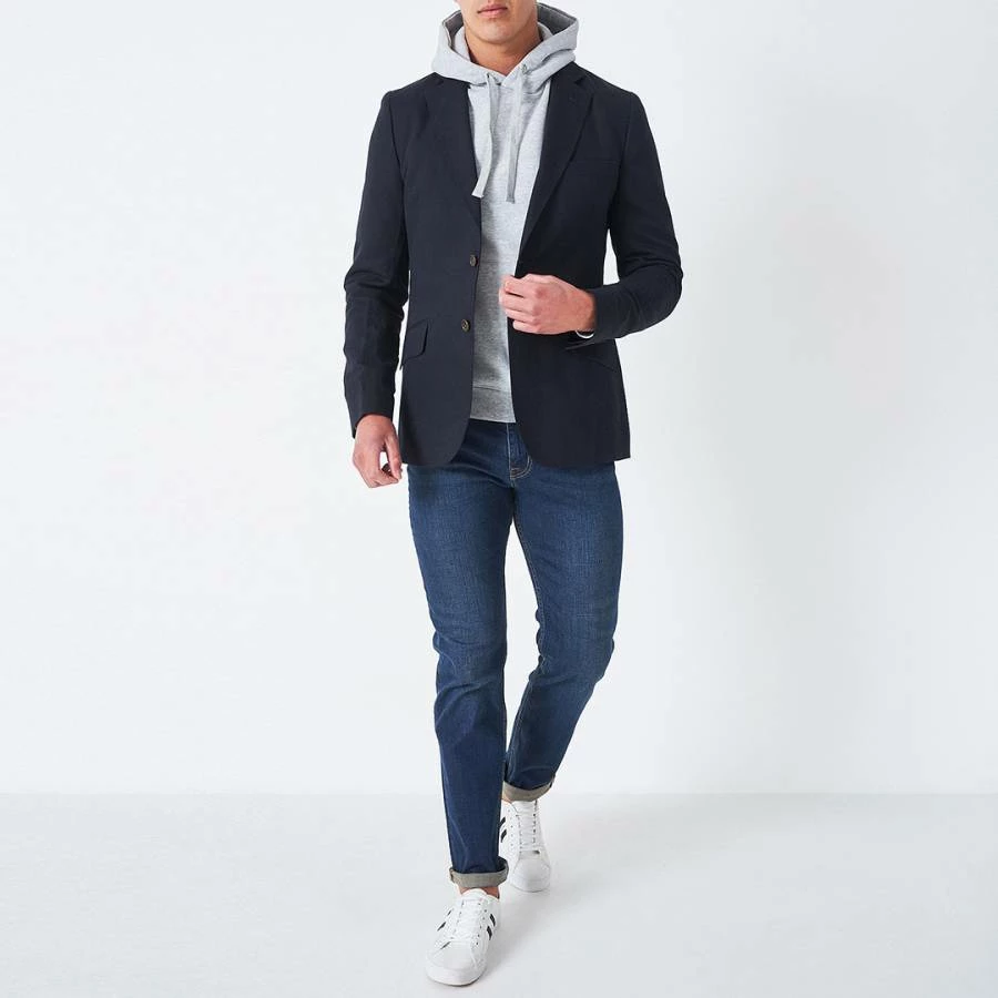 Crew Clothing Navy Lightweight Blazer 4 Crew Clothing Navy Lightweight Blazer - Image 2