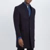 Gianni Feraud Navy Clemont Wool Blend Coat -JacketsSale Sales 17896707 1
