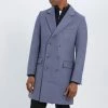 Gianni Feraud Blue Double Breasted Wool Blend Coat 2 Gianni Feraud Blue Double Breasted Wool Blend Coat -JacketsSale Sales 17896743 1