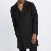 Gianni Feraud Black Double Breasted Wool Blend Coat 1 Gianni Feraud Black Double Breasted Wool Blend Coat -JacketsSale Sales 17896749 1