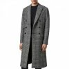 AllSaints Black Danson Check Wool Blend Coat 2 AllSaints Black Danson Check Wool Blend Coat -JacketsSale Sales 17898332 1
