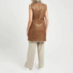 Max And Zac London Beige Long Reversible Shearling Gilet 8 Max And Zac London Beige Long Reversible Shearling Gilet -JacketsSale Sales 17910289 12