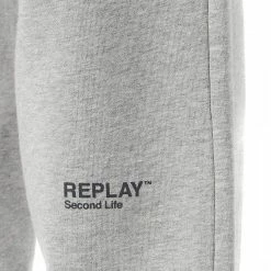 Replay Grey Second Life Fleece Organic Cotton Joggers 7 Replay Grey Second Life Fleece Organic Cotton Joggers -JacketsSale Sales 17946896 3