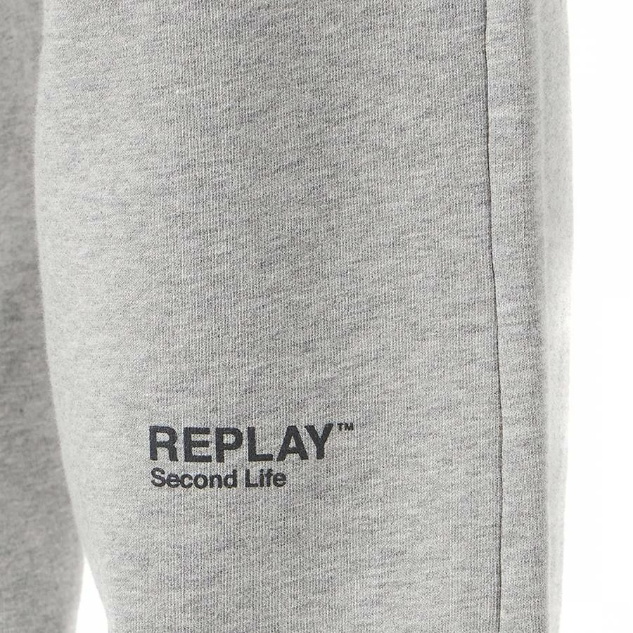 Replay Grey Second Life Fleece Organic Cotton Joggers 5 Replay Grey Second Life Fleece Organic Cotton Joggers - Image 3