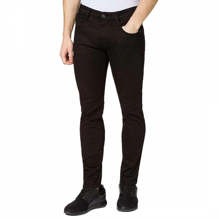 Replay Black Anbass Slim Stretch Jeans 3 Replay Black Anbass Slim Stretch Jeans