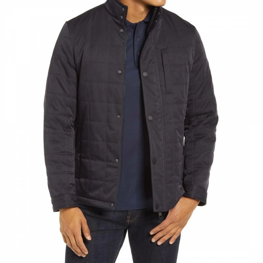 Ted Baker Navy Humber Quilted Jacket 3 Ted Baker Navy Humber Quilted Jacket