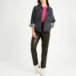 Rag & Bone Black Denim Oversized Jacket 8 Rag & Bone Black Denim Oversized Jacket -JacketsSale Sales 17967737 7