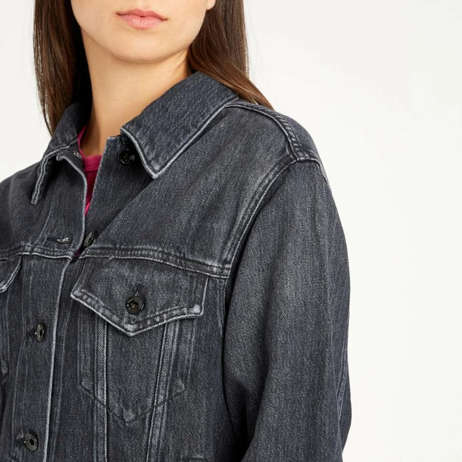 Rag & Bone Black Denim Oversized Jacket 6 Rag & Bone Black Denim Oversized Jacket - Image 4