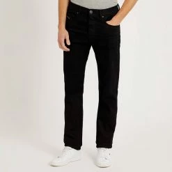 Diesel Black Viker Straight Stretch Jeans