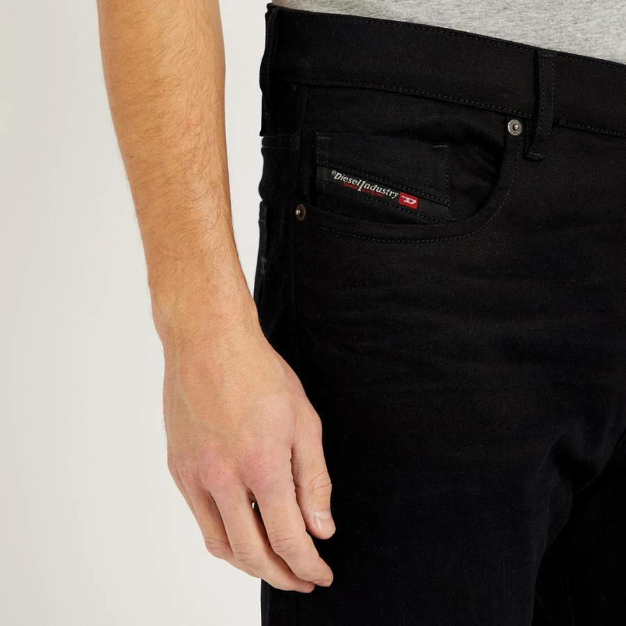 Diesel Black Viker Straight Stretch Jeans 6 Diesel Black Viker Straight Stretch Jeans - Image 4