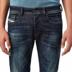 Diesel Dark Blue Shaded Sleenker Slim Stretch Jeans -JacketsSale Sales 17983208 3